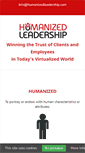 Mobile Screenshot of humanizedleadership.com